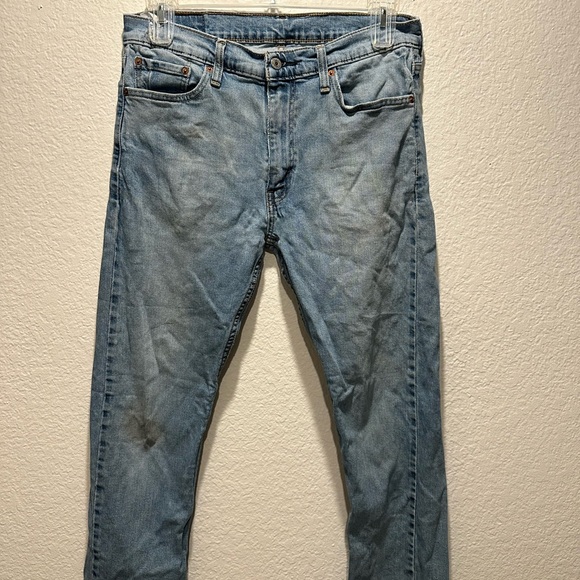 Levi’s 513 Slim Straight Jeans Men's 31x30 Classic Wash Denim Staple - Picture 3 of 16